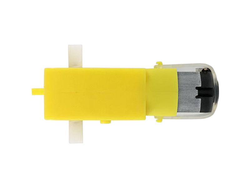 Dual Axis Yellow Gear Motor - Image 3